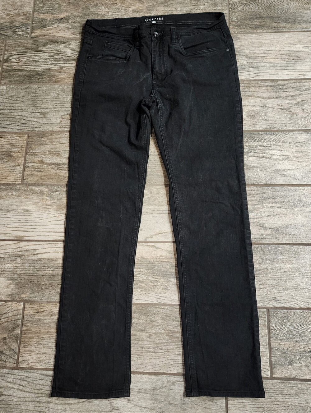 Empyre Mens Skeletor Pants Jeans Black Size 36x31